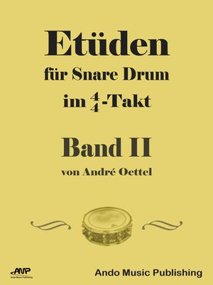 cover image of Etüden für Snare-Drum im 4/4-Takt--Band 2